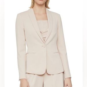BCBGMaxAzria Twill Blazer | Bare Pink | (M) -NWOT